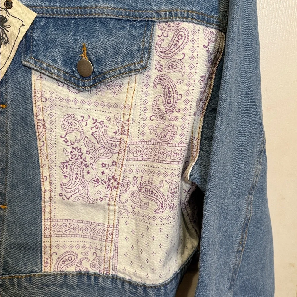 Easel Jean Jacket * NEW WITH TAGS* - Picture 6 of 8